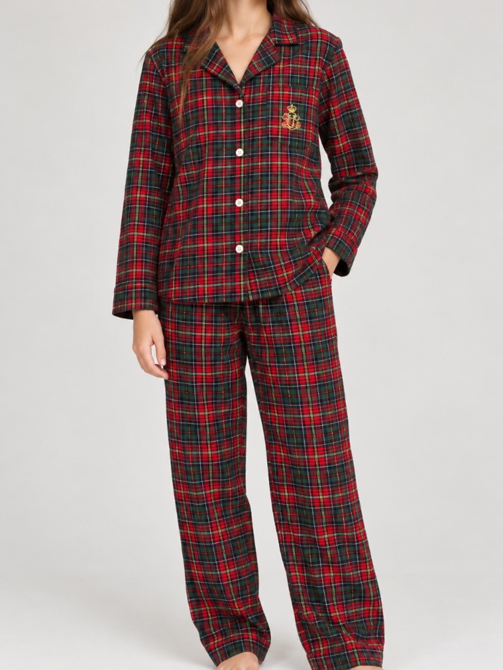 Lauren Ralph Lauren Christmas holiday pajama set, size large